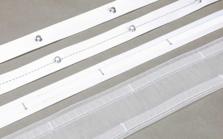 Curtain tape options for the A26 system