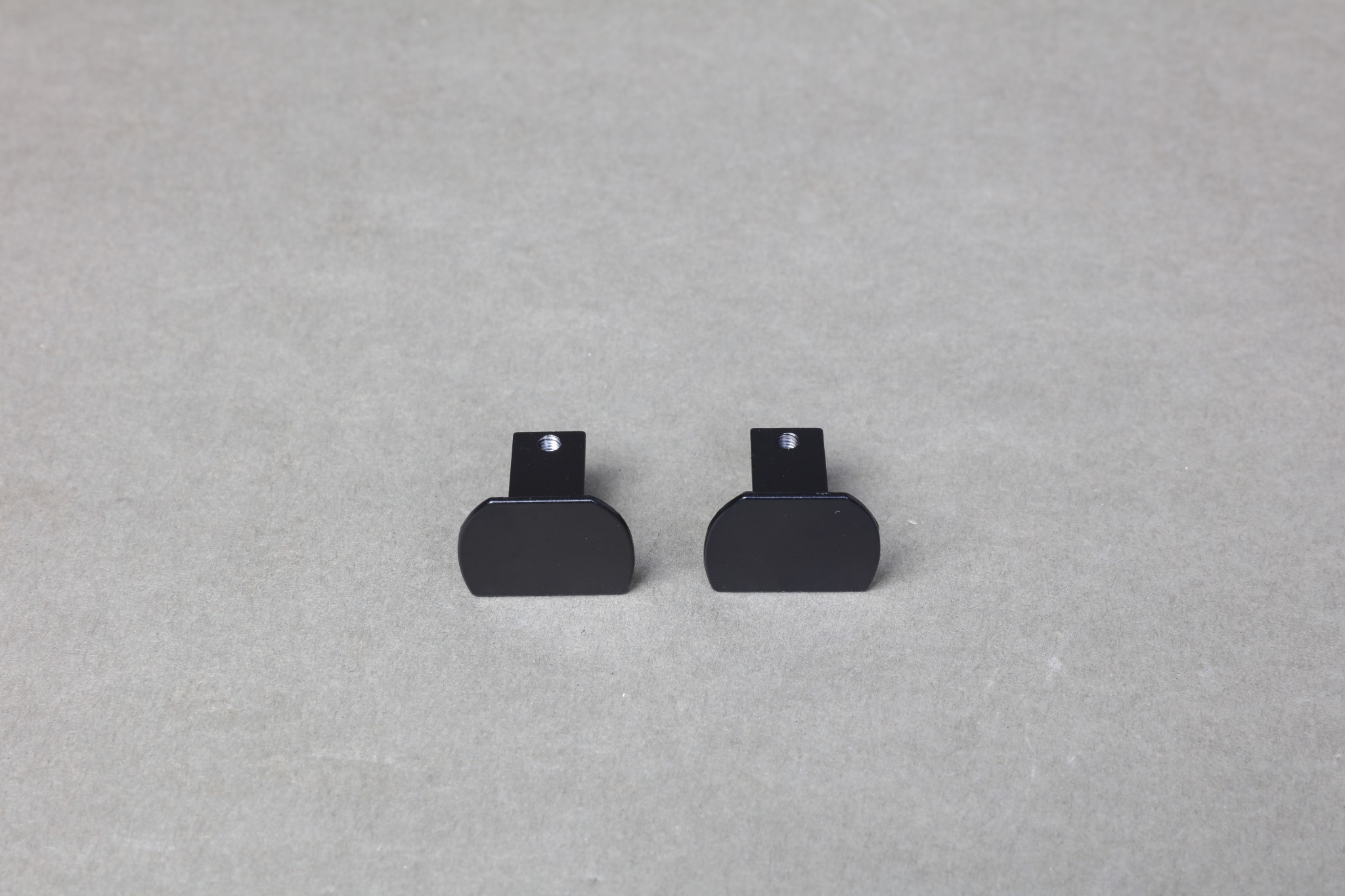 A30 zinc alloy end caps, front view