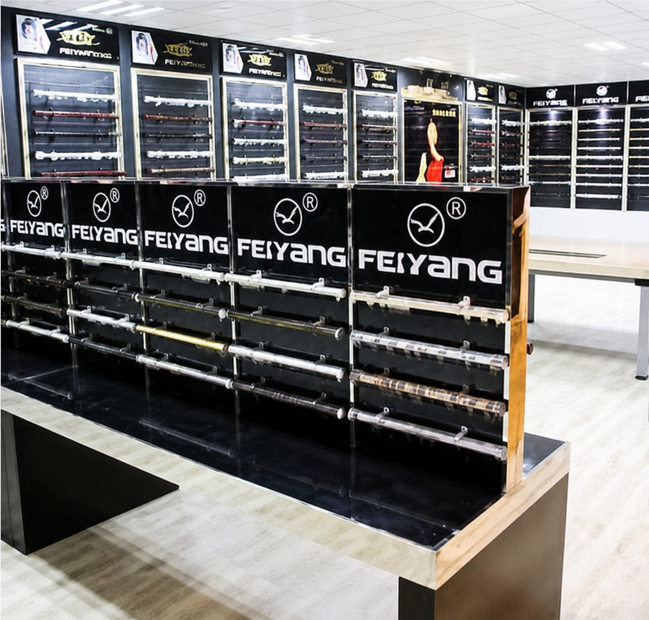 FEIYANG curtain rod and track showroom